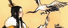 一个21岁小姑娘的画，让我看到了中国风漫画的新未来…… : 痴迷传统文化的她，用水墨和水彩相结合的方式作画，渲染出糅杂传统与现代之美的作品…