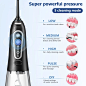 Oral Irrigator USB Rechargeable Water Flosser Portable Dental Water Jet 300ML Water Tank Waterproof Teeth Cleaner For Oral Care - AliExpress 6