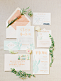 That Time The Desert Became Chic + Stylish : Captured by Koman Photography, this styled shoot showcases unique details for the boho bride - with lots of rose gold and mint green!