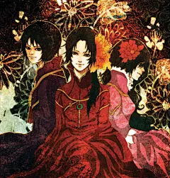 日式唯美插画复古风格@CCI中国动漫插画