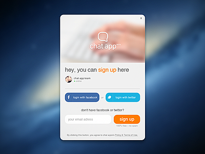 Chat App – Sign Up F...