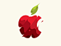 Apple apple design illustration logo © yoga perdana yp