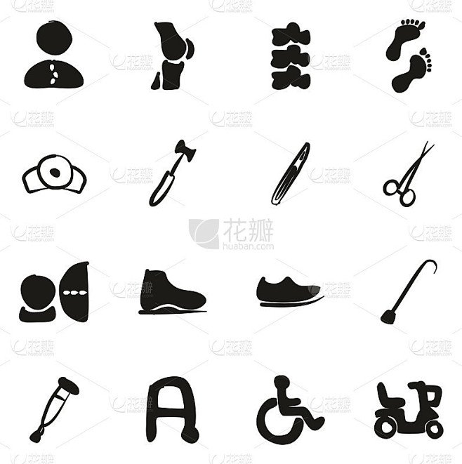 骨科图标徒手填充