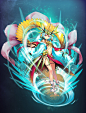 Soccer Spirits " Uriel_skin illust", OCTOMAN J : ..