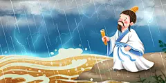 摄图网_401747420_悲壮投江的屈原（非企业商用）