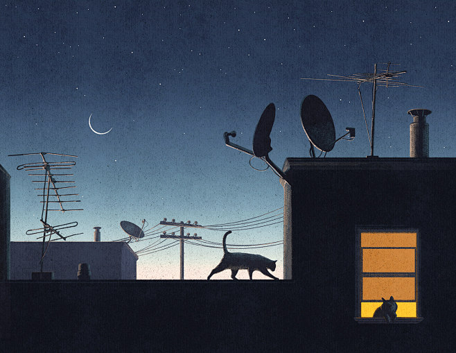 4 A.M : Roof tops in...