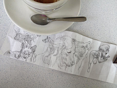 東方Nora采集到插畫:Claire WENDLING(線稿、造型)