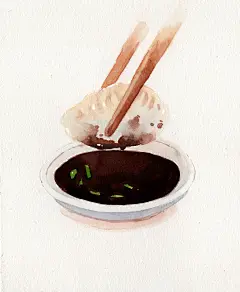 为某食品公司产品包装所画插图