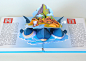 VTB 24 Bank. Promo pop-up book : design, illustration, paper engineering