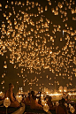 泰国居然有灯笼节，中国的孔明灯呢？我们都快忘了长什么样了。