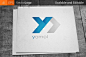 Letter Y Company Logo by Krukowski on Creative Market