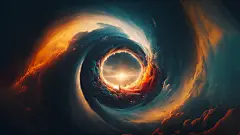 General 3640x2048 AI art abstract vortex