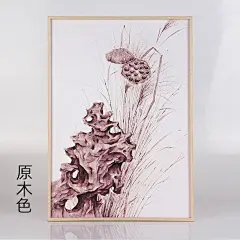 简约铝合金画框装裱框定制任意尺寸A3框架海报相框A4摆台外框挂墙-tmall.com天猫
