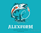 Alexform垂钓商标设计