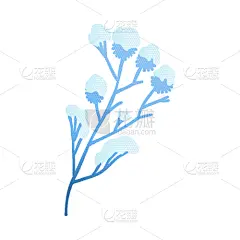 雪,植物群,冬天,枝,华丽的,霜,公园,草,童话故事,花