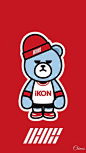 Krunk bear X iKON wallpaper