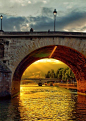 bluepueblo:

Kissing Bridge, River Seine, Paris, France
photo via lilly
