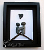 Motivational Pebble Art  COUPLE'S Gift  by SticksnStone on Etsy, $80.00
