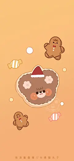 卡通 手机壁纸 圣诞节 cr:湯猫丸子