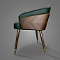 餐椅简约创意网红ins家用北欧餐厅实木椅子皮艺靠背凳子现代休闲-淘宝网