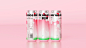 beer Brand Design cans drink milk Packaging Packing Design typography   包装设计