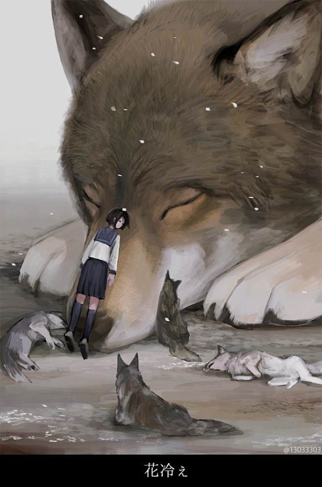 巨大生物 绘师:もの久保(p id=4545042) 本作品id=69970105手绘,插画