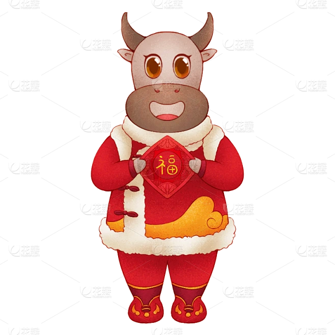 牛年春节元素主题素材