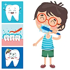 手绘卡通儿童人物小孩插画素材