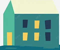 手绘卡通民居建筑矢量图 元素 免抠png 设计图片 免费下载 页面网页 平面电商 创意素材