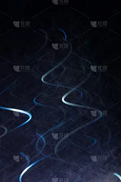 白色卷曲在运动的抽象背景