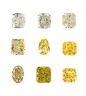 珠宝，裸石，GIA的黄钻颜色等级划分