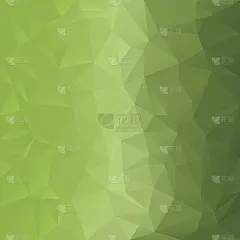 淡绿色多边形三角形图案背景