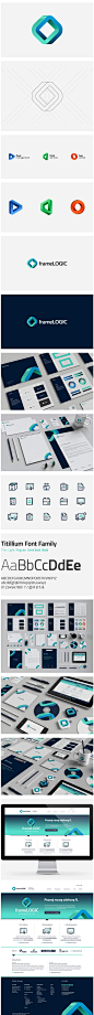 波兰frameLOGIC品牌VI设计_品牌设计_DESIGN³设计_设计时代网