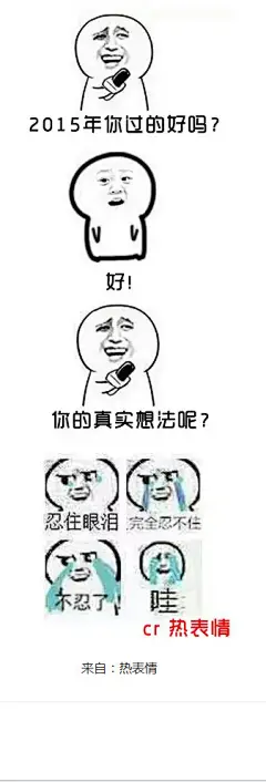 2015你过的好吗 金馆长QQ群微信聊天表情包