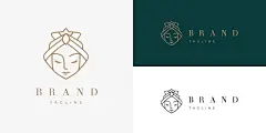 女性女人美容院养生spa标志logo矢量图设计素材