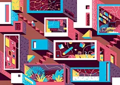 ◉◉ 微博@辛未设计 ⇦了解更多。  ◉◉【微信公众号：xinwei-1991】整理分享  。插画设计矢量插画扁平插画扁平风手绘插画 (2189).jpg