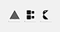 极简有趣！26款几何字母字体设计