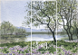 2022  二十四节气——水彩风景-清明