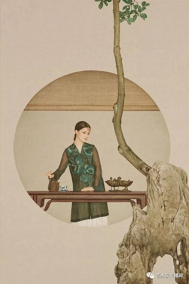 他画了大半个中国的明星，艳而不俗