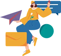 女孩收到邮件通知插图