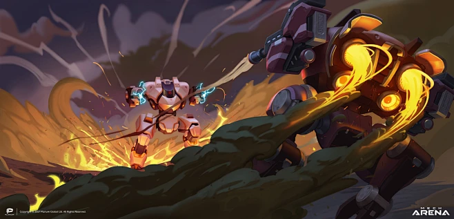 Mech Arena-花瓣网