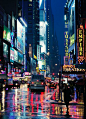 Rainy Manhattan Night by Jörg Dickmann (cropped)