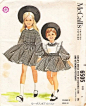 #vintage patterns#1950s女童patterns，我要生女儿！！！