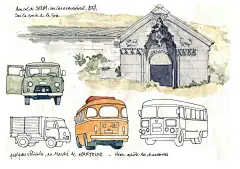 国外大师建筑手绘 素描 速写 绘画 (474)