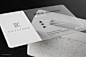 Modern classic frost plastic PVC business card - Keystone