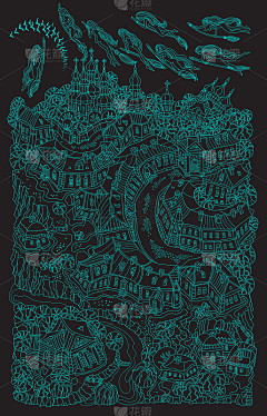 |四百|采集到插画-米面粮油/茶