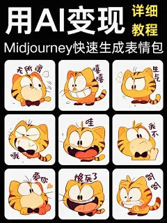 AI生成的胖猫表情包|轻松赚米（附教程） - 小红书