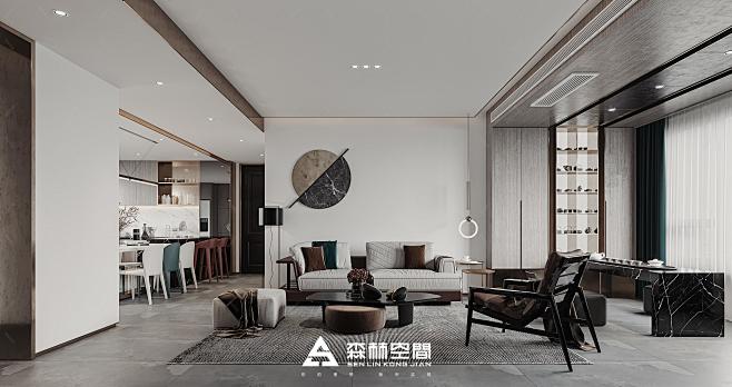 现代港式家装设计 - 效果图交流区-建E...