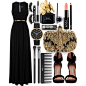 A fashion look from January 2014 featuring dresses with belts, black platform sandals and mesh purse. Browse and shop related looks.