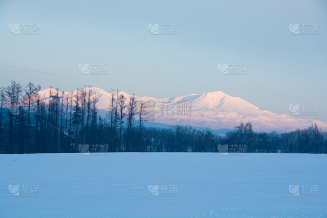 雪景 风景 速涂练习